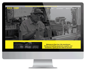 Flex Coat Website Designed and Developed by Kulture Digital in Austin TX